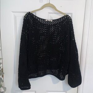 Black Knit Sweater